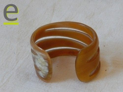 Bracciali in Corno Righe medio