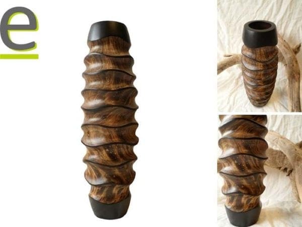 vaso in legno, vasi di legno
