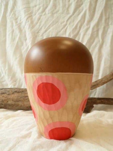 vasi in legno di mango, perfetti da utilizzare per fiori secchi